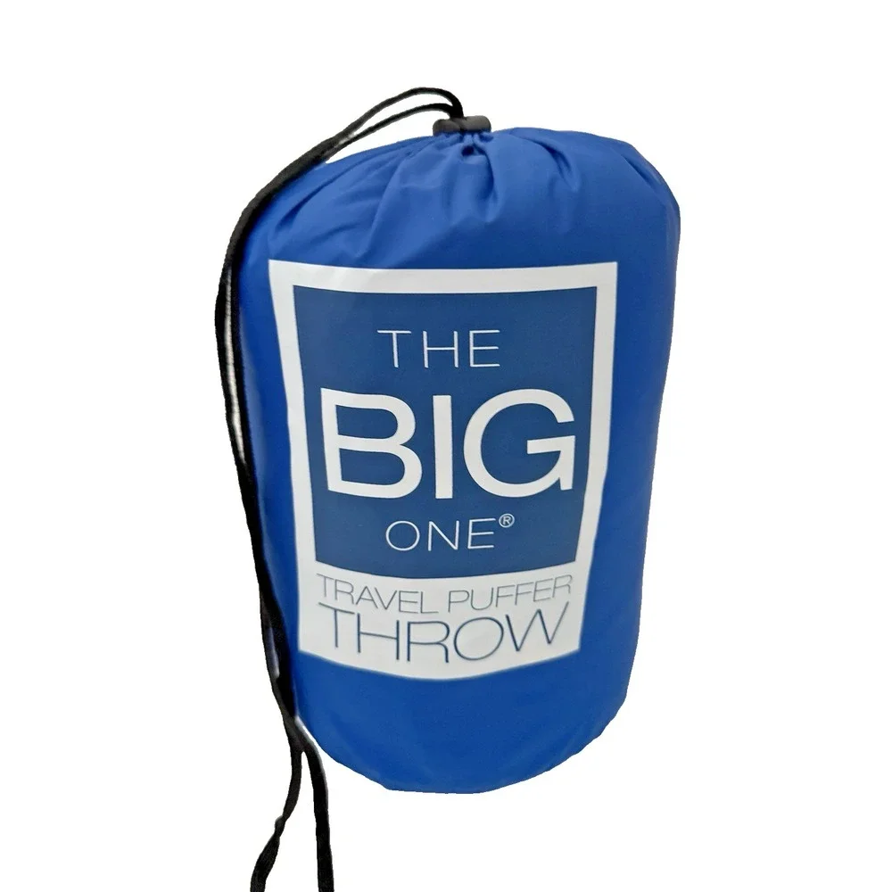 The BIG One Travel Puffer Throw in Travel Bag 60